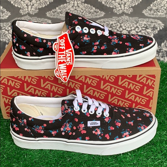 VANS ERA DITSY FLORAL BLK/Trwht Men’s - Picture 5 of 16